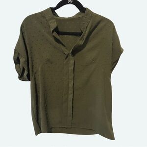 Dark green SHEIN blouse.